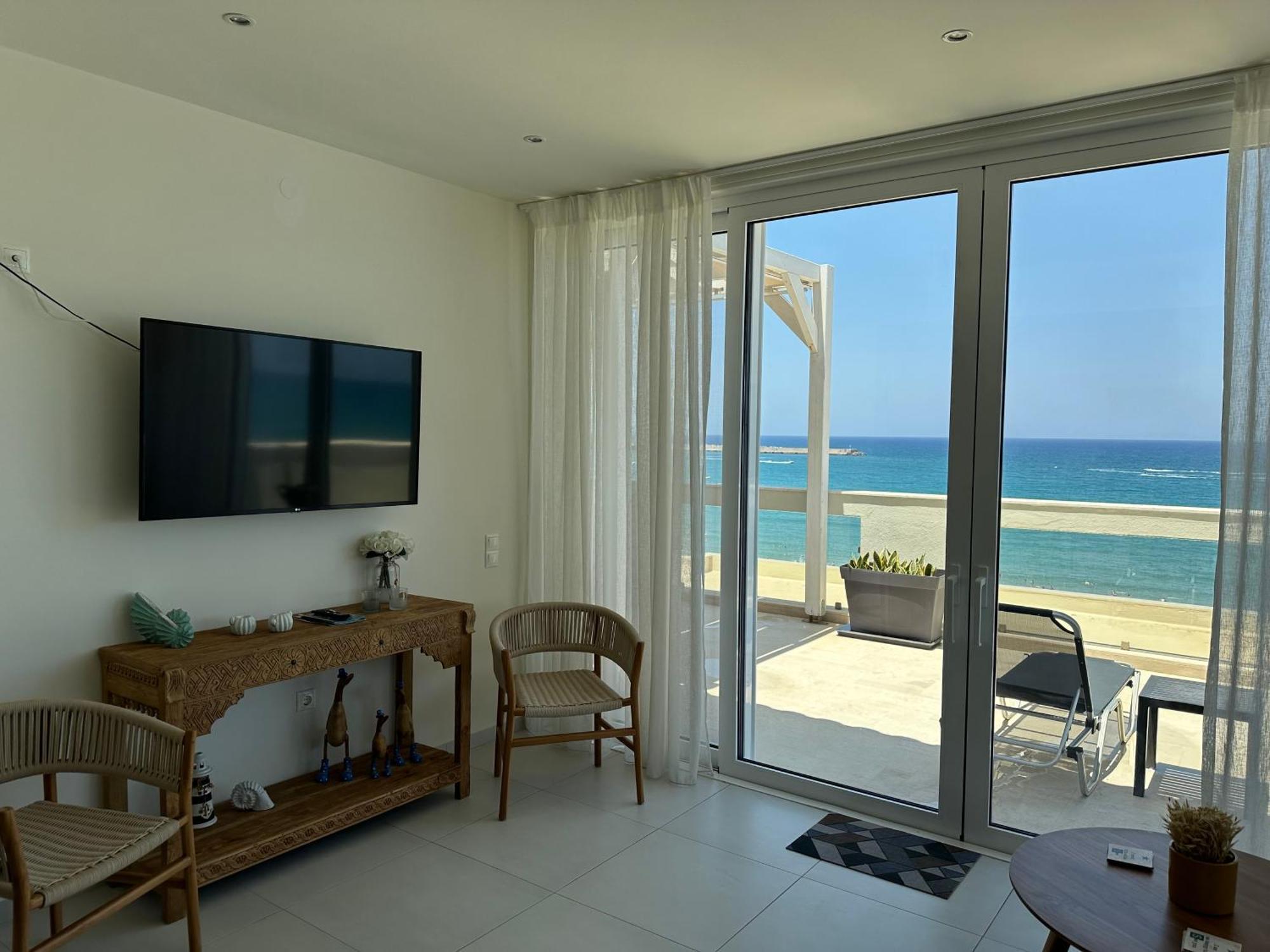 Nathalie'S Beachfront Apartment Ρέθυμνο Εξωτερικό φωτογραφία