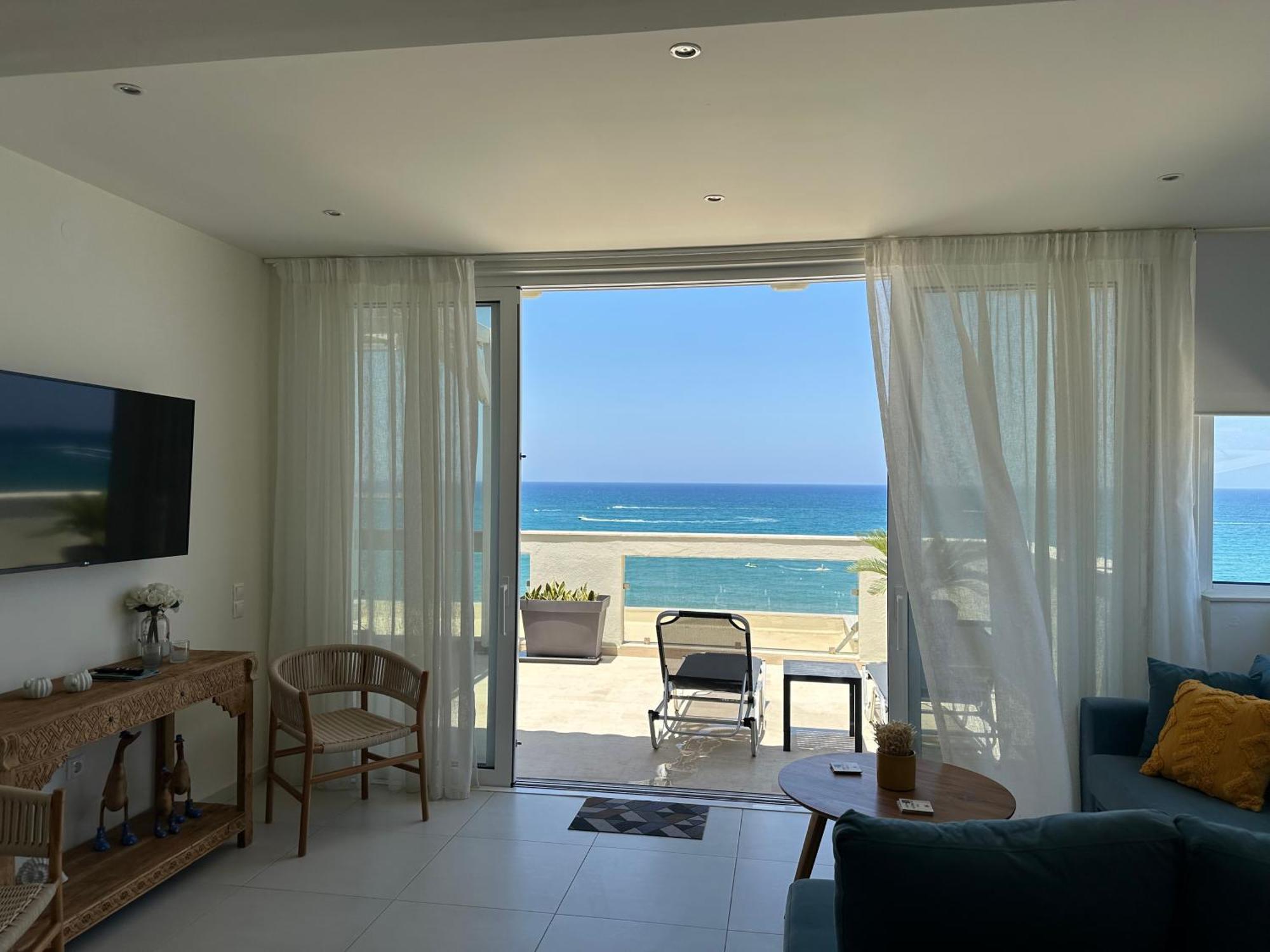 Nathalie'S Beachfront Apartment Ρέθυμνο Εξωτερικό φωτογραφία